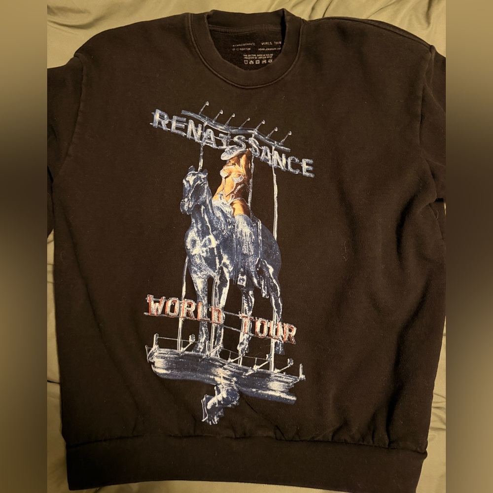 Renaissance Black Graphic Sweater